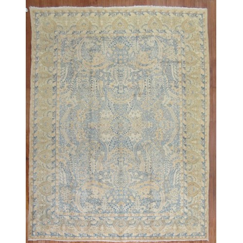 Floral Antique Persian Kerman Room Rug No. 6936