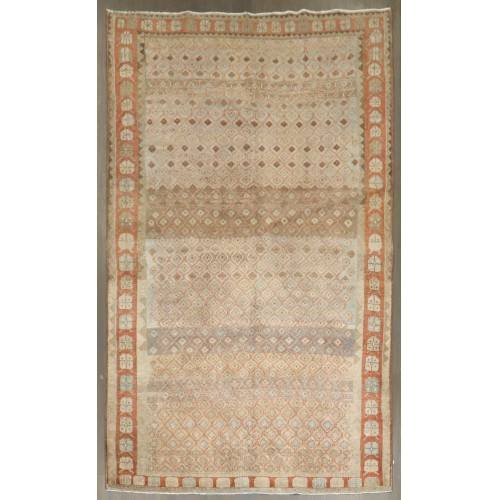 Camel Vintage Persian Decorative Rug No. 10783