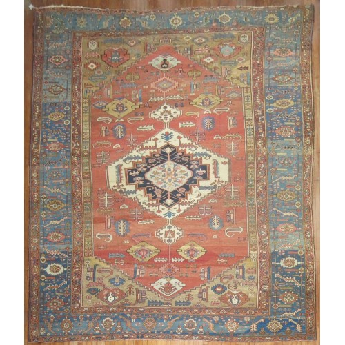 Antique Persian Bakshaish Rug No. 7419