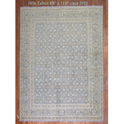 Antique Tabriz Rug No. 7856