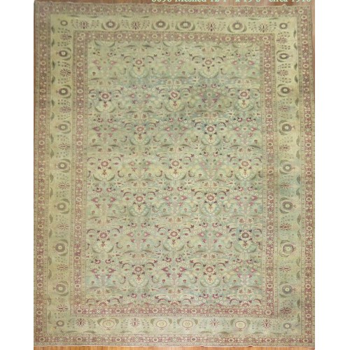 Oversize Floral Persian Meshed Rug No. 8098