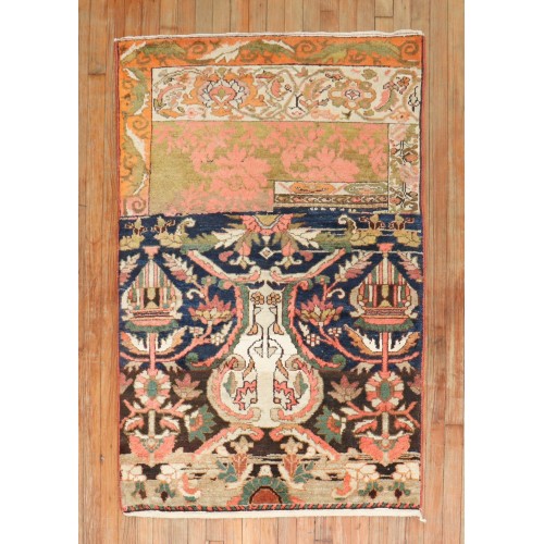 Persian Bakhtiari Wagireh Sampler Rug No. 8219