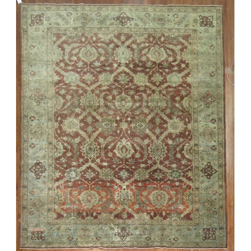 Crimson Red Antique Tabriz Rug No. 8485