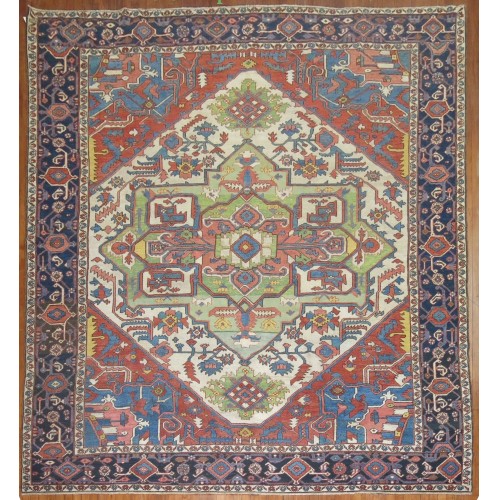 Antique Serapi Rug No. 8585