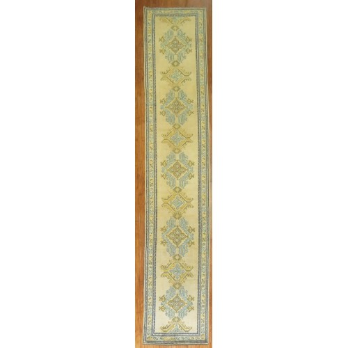 Antique Oushak Runner No. 8724