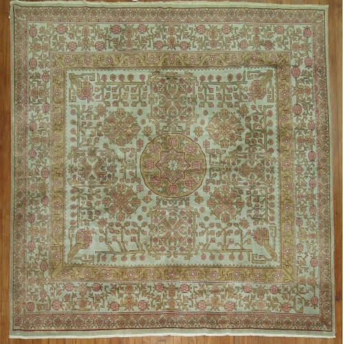 Square Vintage Samarkand Rug No. 8758