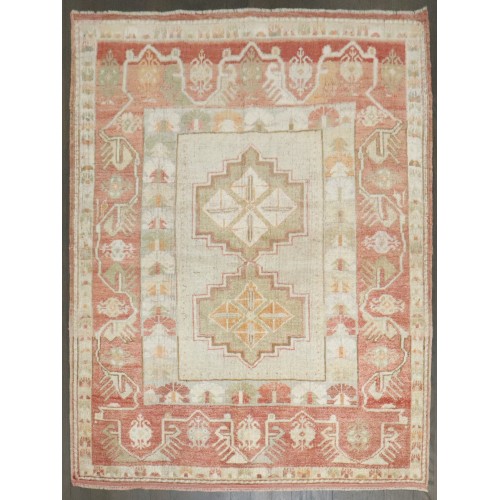 Antique Small Square Antolian Rug No. 8804