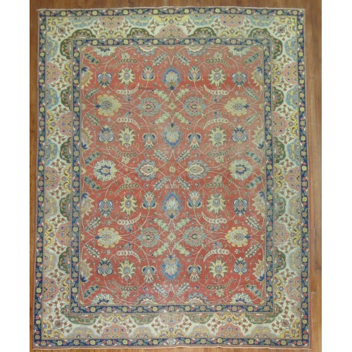 Vintage Persian Tabriz Carpet No. 9109