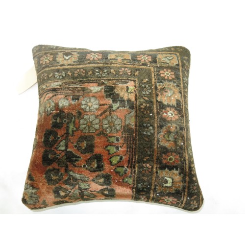 Persian Sarouk Rug Pillow No. 9424c