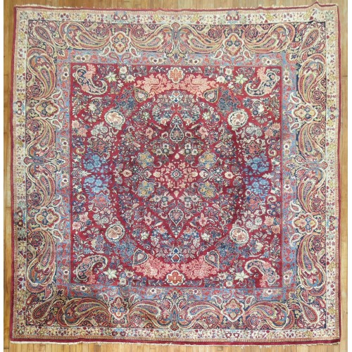 Antique Persian Square Rug No. 9729
