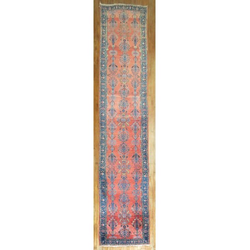 Vintage Persian Sarouk Runner No. 9922