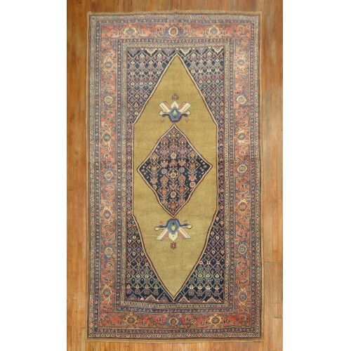 Antique Persian Bidjar Camel Rug No. 9968