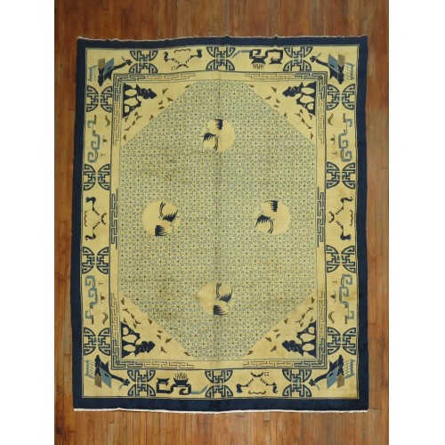 Blue Chinese Room Size Rug No. j1385