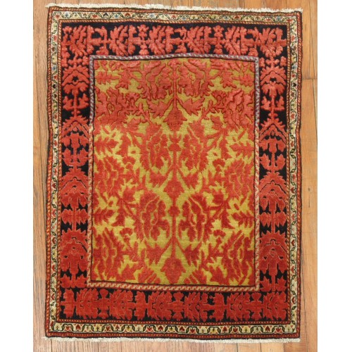 Antique Persian Jozan Souf Technique Rug Mat No. j1517