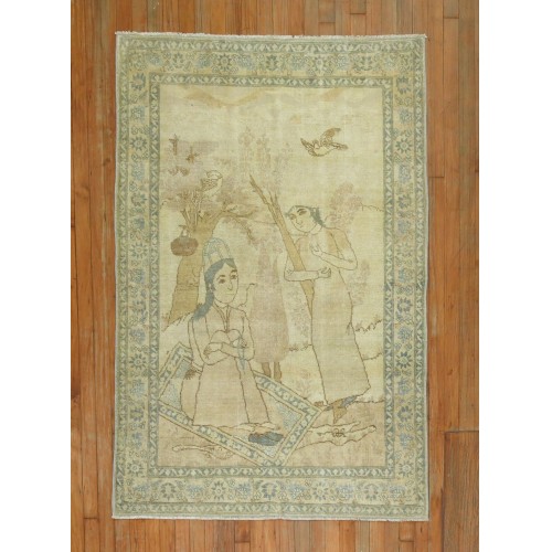 Pictorial Persian Malayer Rug No. j1581