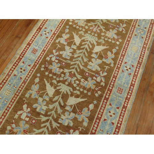Pictorial Pigeon Brown and Blue Persian Runner  No. j1605