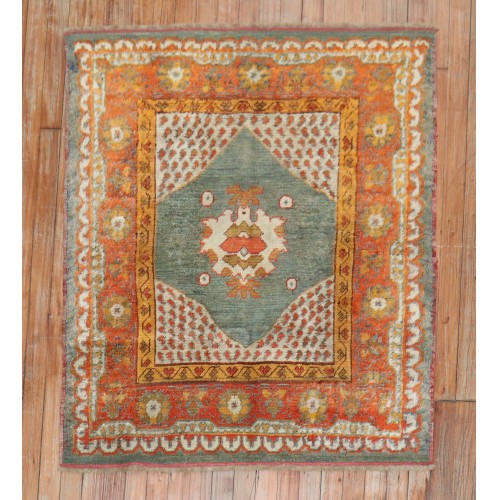 19th Century Angora Oushak Wool Rug No. j2209