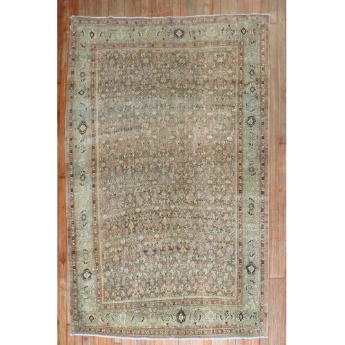 Antique Persian Bidjar Herati Rug No. j3039