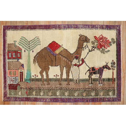 J&D - Oriental Decorative Antique Oriental Pictorial Rugs Rugs Rugs Co. -