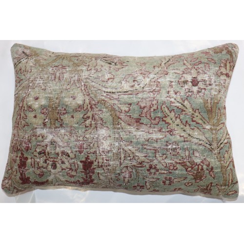 Worn Large Lumbar Persian Pillow No. j3145f