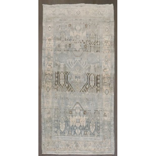 Gray Antique Persian Bidjar Rug No. j3484