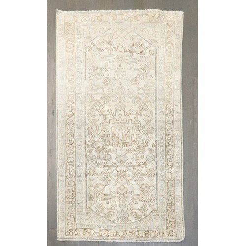 Persian Hamedan Neutral Color Rug No. j3491