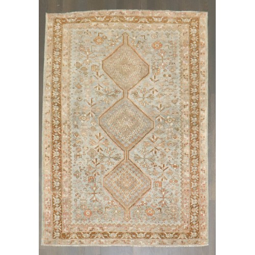 Pastel Persian Shiraz Tribal Rug No. j3583