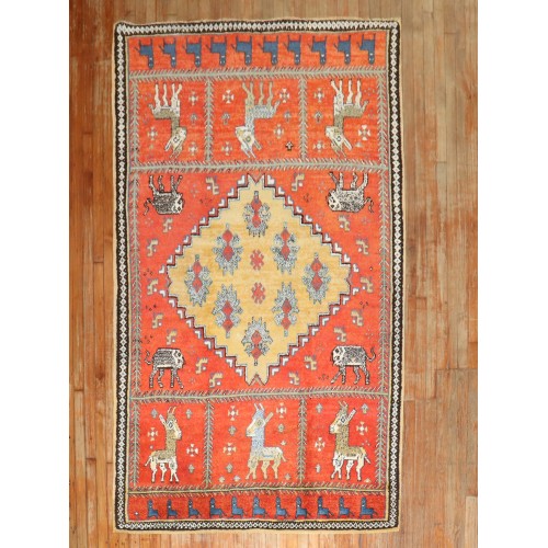 Beautiful Antique Turkish Konya Runner Rug 70171 by Nazmiyal