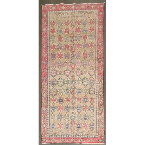 Vintage Persian Camel Pink Color Rug No. j3657