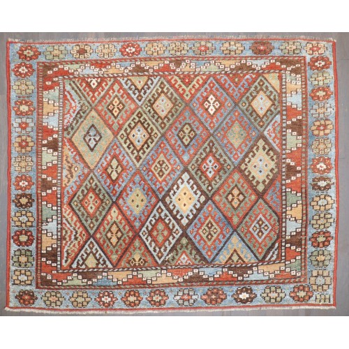 Colorful Jaff Kurd Rug No. j3697