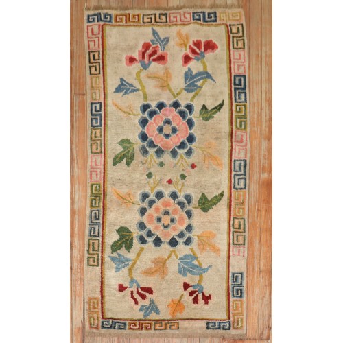 Antique Tibetan Scatter Rug No. j3879
