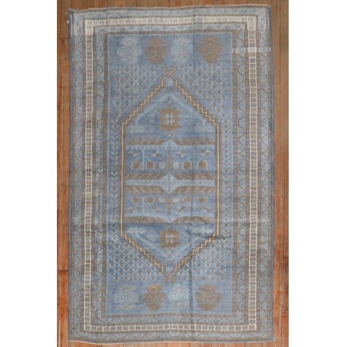 Blue Turkish Tribal Anatolian Rug No. j3998