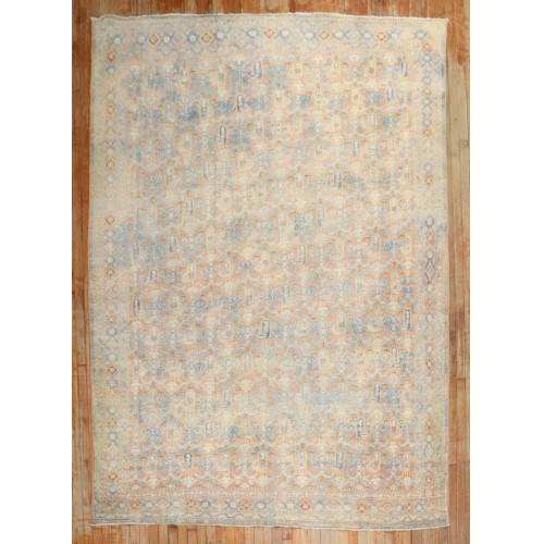 Orange Blue Afshar Rug No. j4014