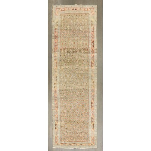 Wide Antique Persian Bidjar Runner No. j4057
