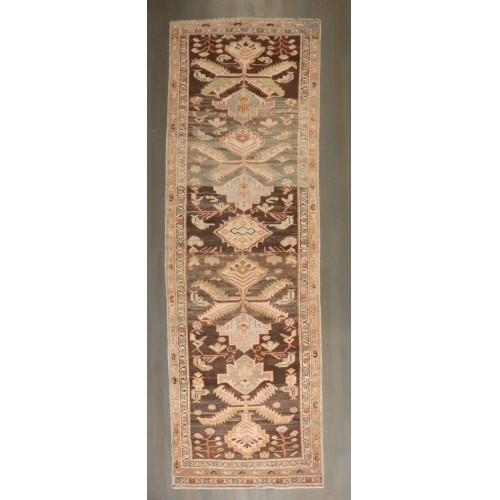 Brown Antique Malayer Runner No. j4115