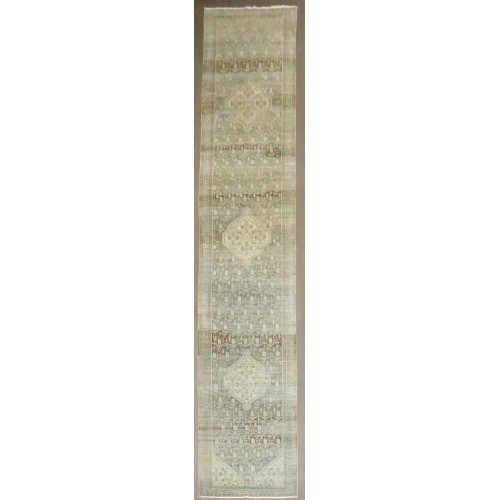 Wide Long Persian Antique Runner No. j4141