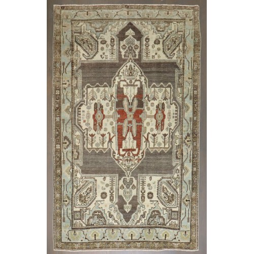 Persian Bakhtiari Gray Rug No. j4143