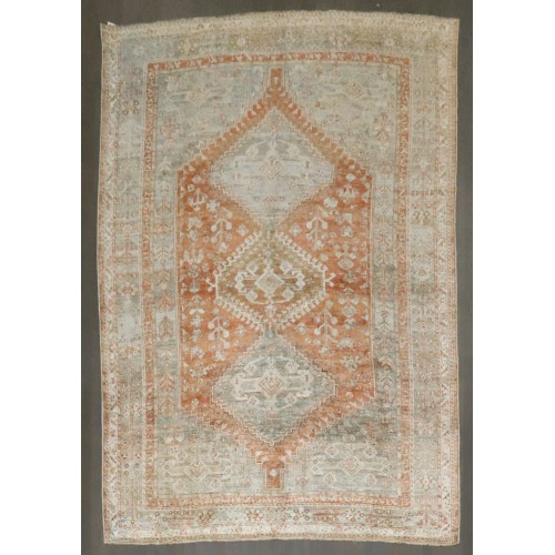 Apricot Tribal Persian Shiraz Rug No. j4160