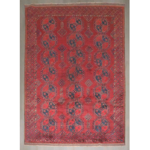 Antique Afghan Red Ersari Rug No. j4162