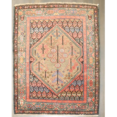 Serab Hamadan Square Rug No. j4164