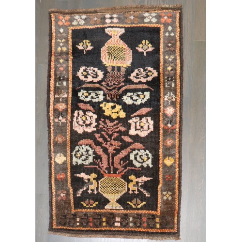 Brown Turkish Kars Small Rug No. j4194