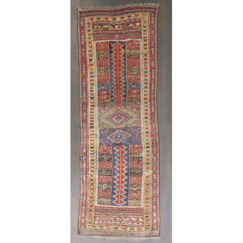 Kurdish Eclectic Tribal Runner No. j4207