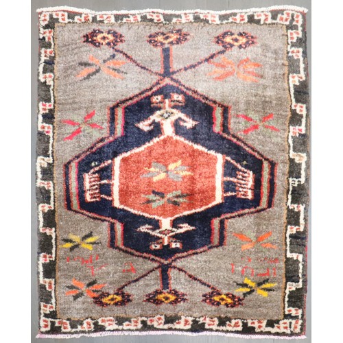 Square Turkish Kars Mini Rug No. j4225