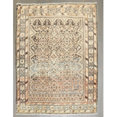 Square Small Antique Persian Malayer No. j4239