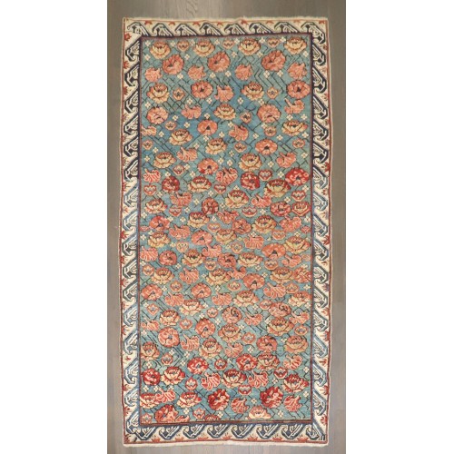 Green 19th Century Caucasian Zeychour Rug No. j4249