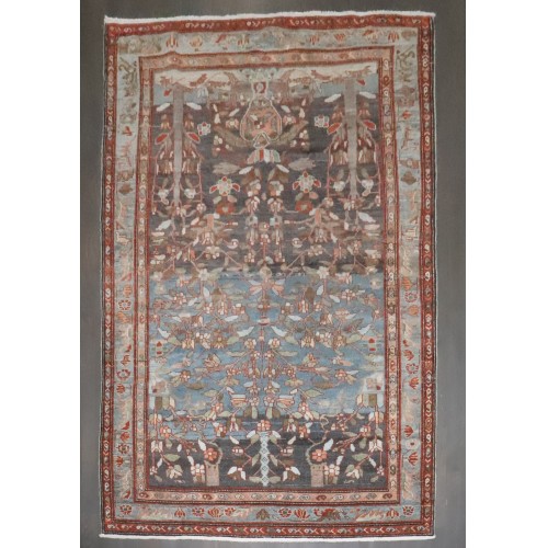 Malayer Floral Accent Rug No. j4252