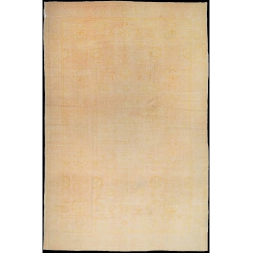 Pink Vintage Spanish Cuenca Rug No. j4267