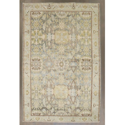 Malayer Floral Geometric Rug No. j4278