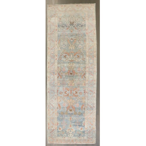 Wide Blue Persian Malayer Runner No. j4285