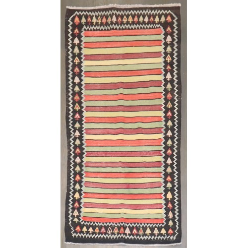 Turkish Striped Small Kilim No. j4295